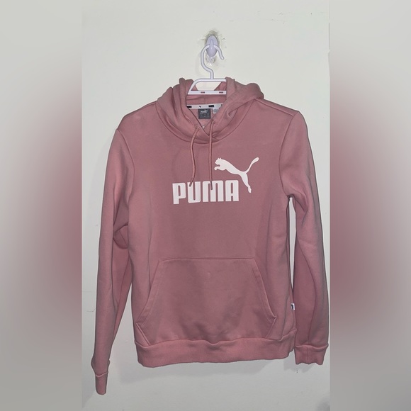 Pink puma classic hoodie size L - Picture 1 of 2